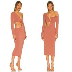 River Midi Dress in Rosewood - Not Yours To Keep